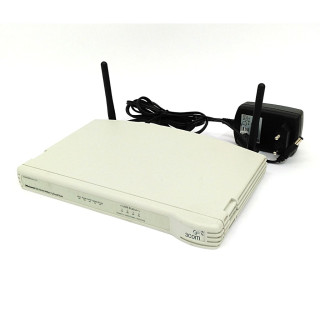 3COM AB/2AVH8AK162B5A - Modem Router Wireless ADSL2 54 MBPS 11G - Firewall Mod. WL-552 con Adattatore