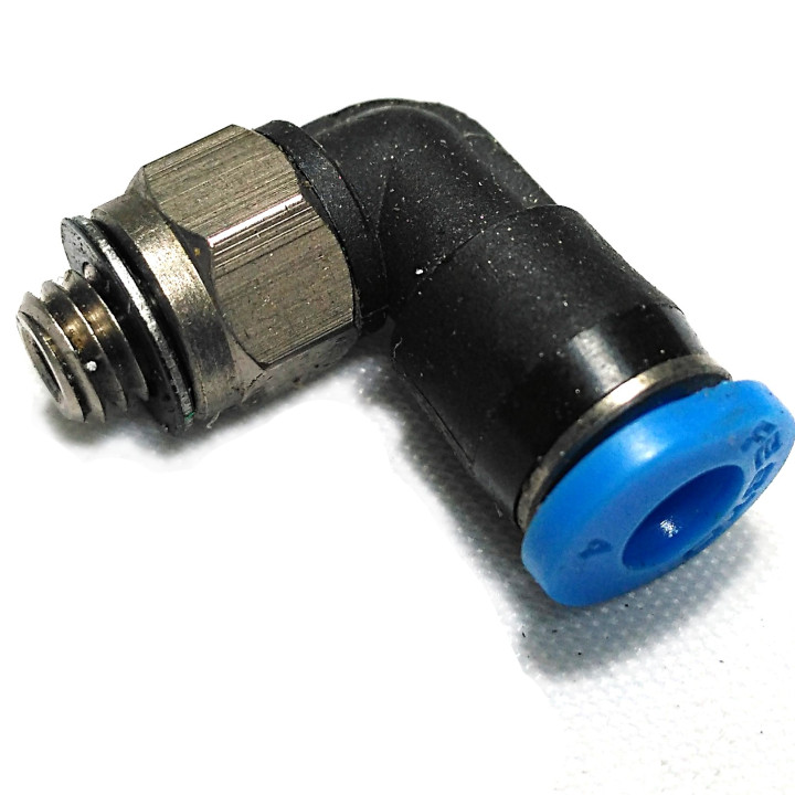 FESTO QSML-M5-4 - Raccordo a L Filettato Maschio M5 per Tubo da 4mm 14Bar
