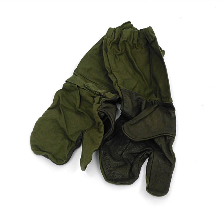 Guanti Militari Lunghi Esercito Olandese con Palmare in Pelle