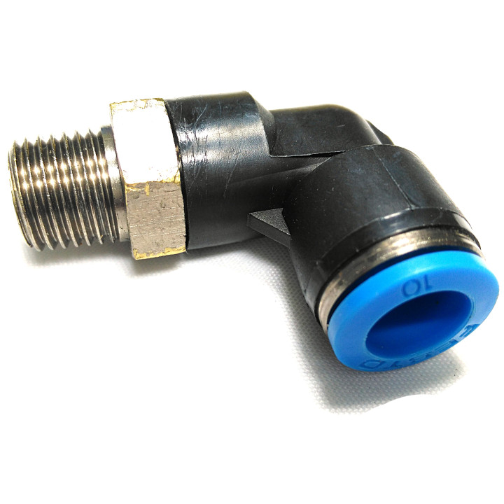 FESTO QSL-3/4-10 - Raccordo a L Filetato Maschio 3/4" per Tubo da 10mm 14Bar