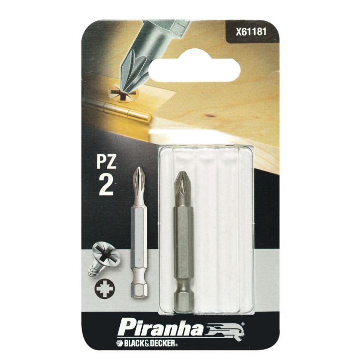 Piranha X61181 Un Inserto Croce da 50mm per Trapano ed Avvitatore