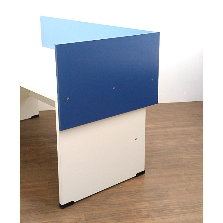 Pannello Divisorio Laterale per Scrivania Ufficio 80x50cm