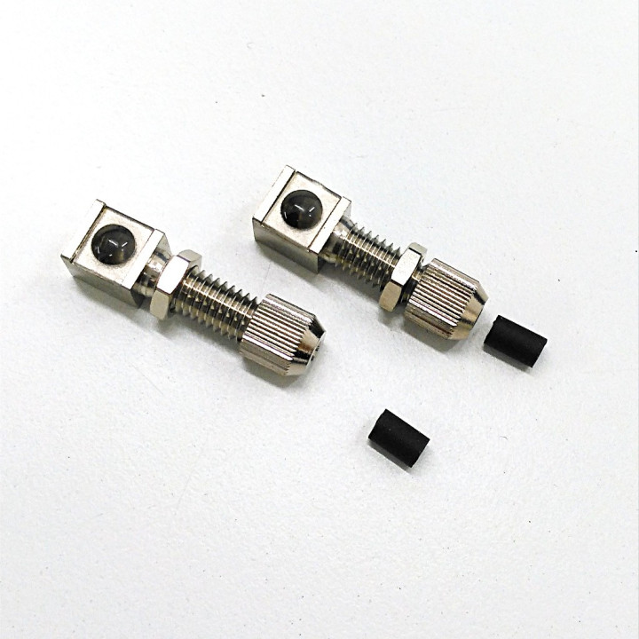 Micro Detectors AF/ER7 - 2 x Sensore Fotoelettrico a Fibra Ottica - Lente Collimatrice