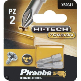 Insert Cross PZ 2 HI-TECH TORSION Drill and Screwdriver 25mm