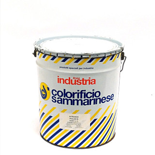 Colorificio Sammarinese 6430.0632 - Smalto Poliuretanico Nero - Componente A - 21Kg