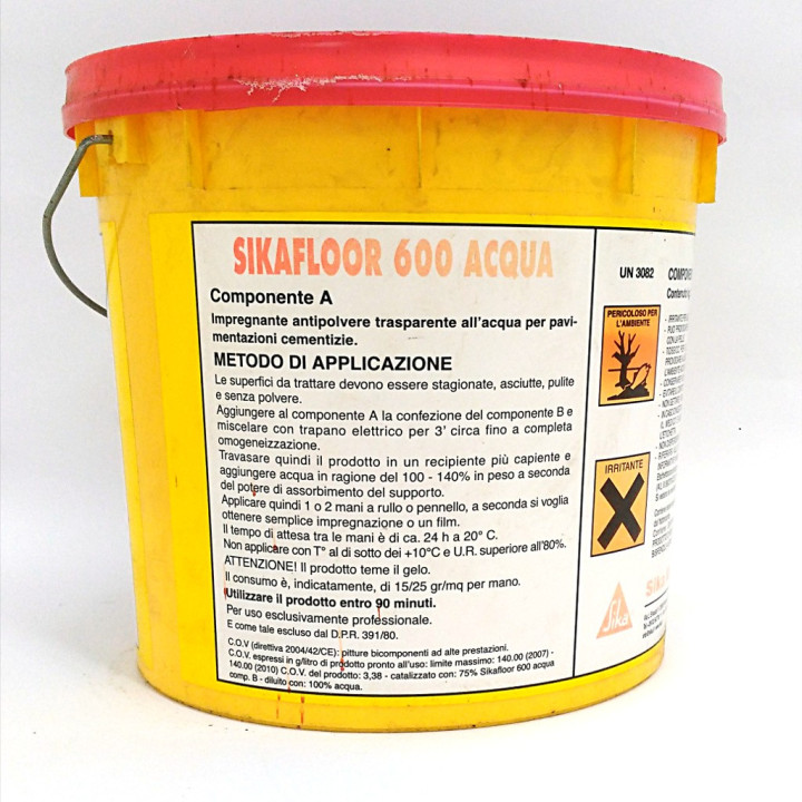 SIKA 1090013 - Sikafloor 600 Acqua Componente A - 2Kg
