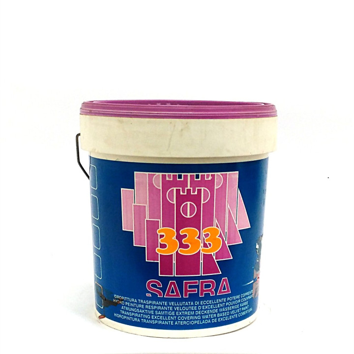 SAFRA 333 - Idropittura Murale in Pasta Traspirante per Interno - 14Lt