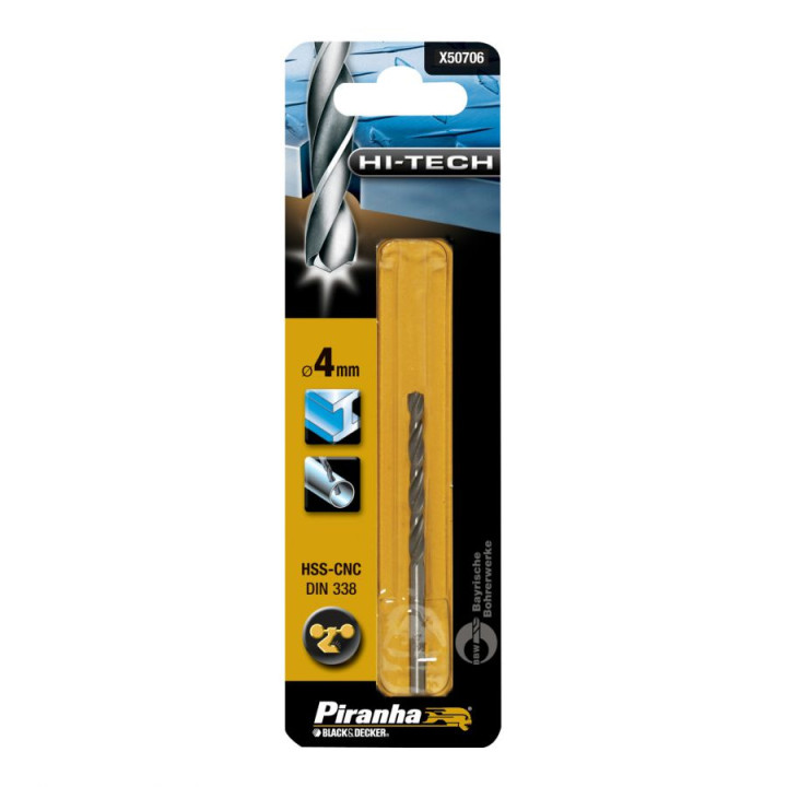 Tip Drill HI-TECH HSS-CNC Metal 4mm