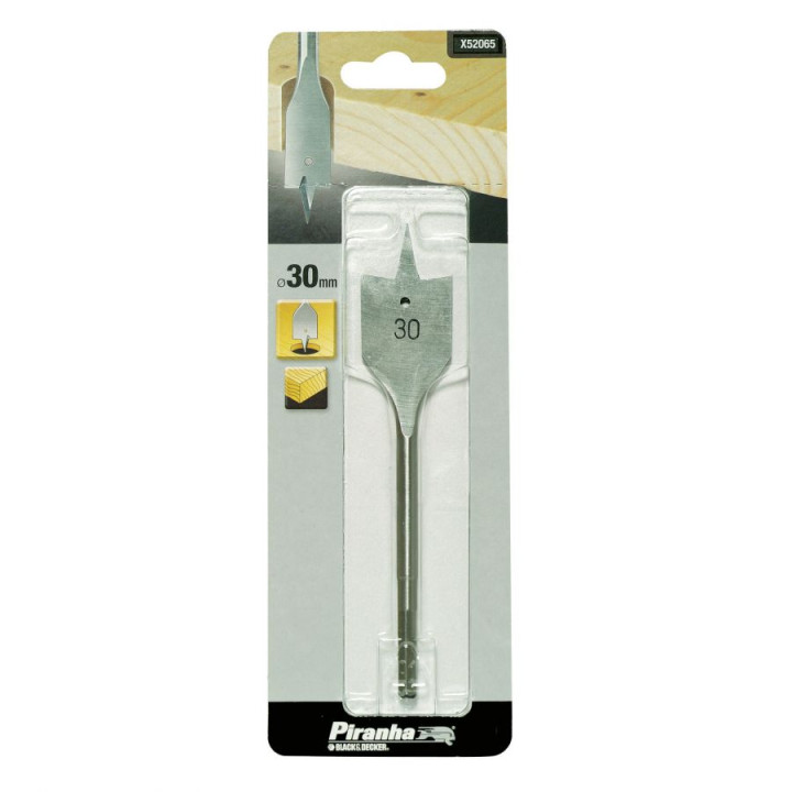 Tip Drill Flathead Wood 30mm