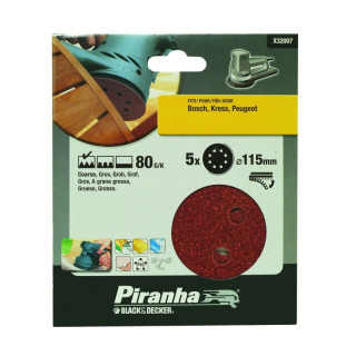 Abrasive Discs 115mm 80G/K