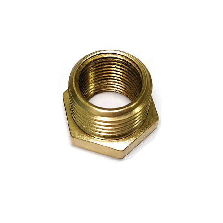 Raccordo in Ottone 1/2"M con Portagomma in Resca da 13mm - OEM