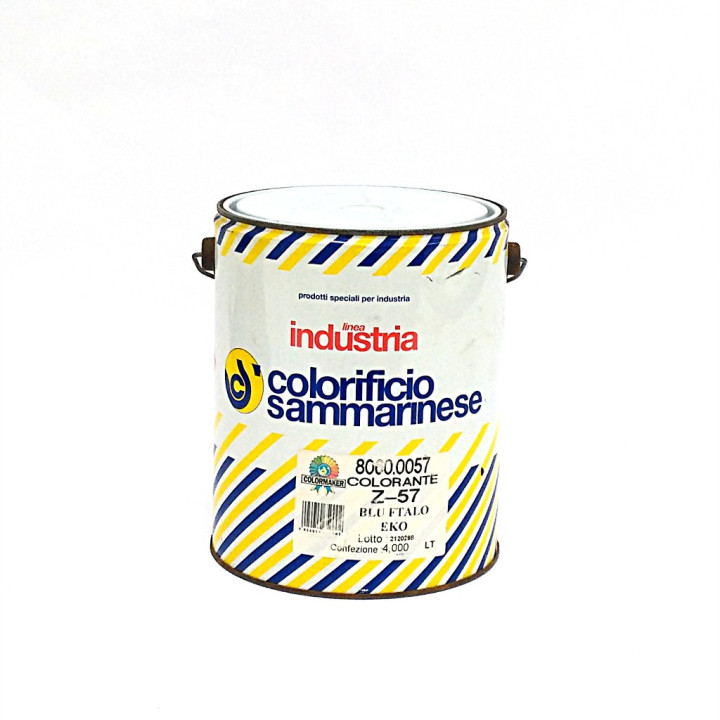 Colorificio Sammarinese 8060.0057 - Colorante Z-57 Blu Ftalo Eko - 4Lt
