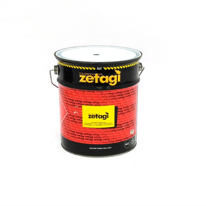 Colorificio Zetagi 702175 - Smalto Epossidico ES PB 60gl - Grigion RAL7021 - 5Kg