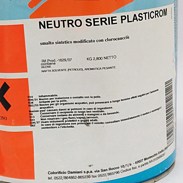 Colorificio Damiani 2659/04 - Pasta Colorata IRGANOL Rosso Ossido - 4Kg