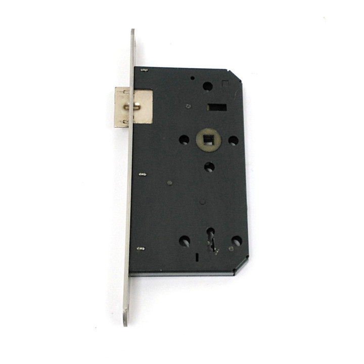 LITTO - Serratura per Porte Interne - Misure 16,5x9 - Argento