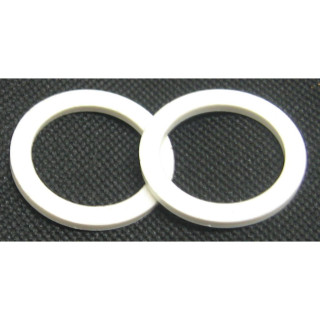 OEM - 2 x Rondelle Piane in Plastica - Diametro - Bianche