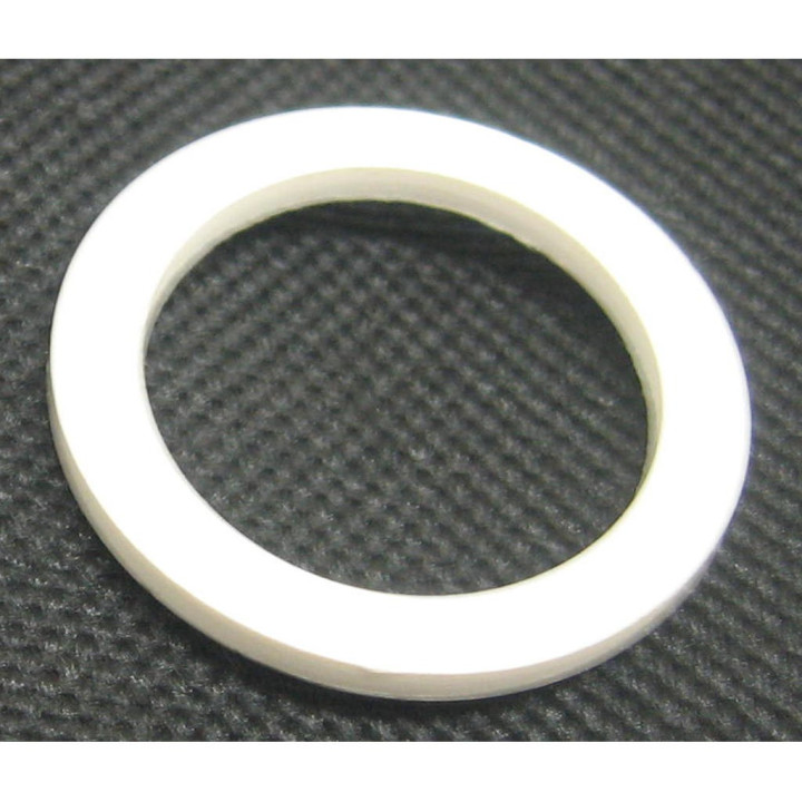 OEM - 2 x Rondelle Piane in Plastica - Diametro - Bianche