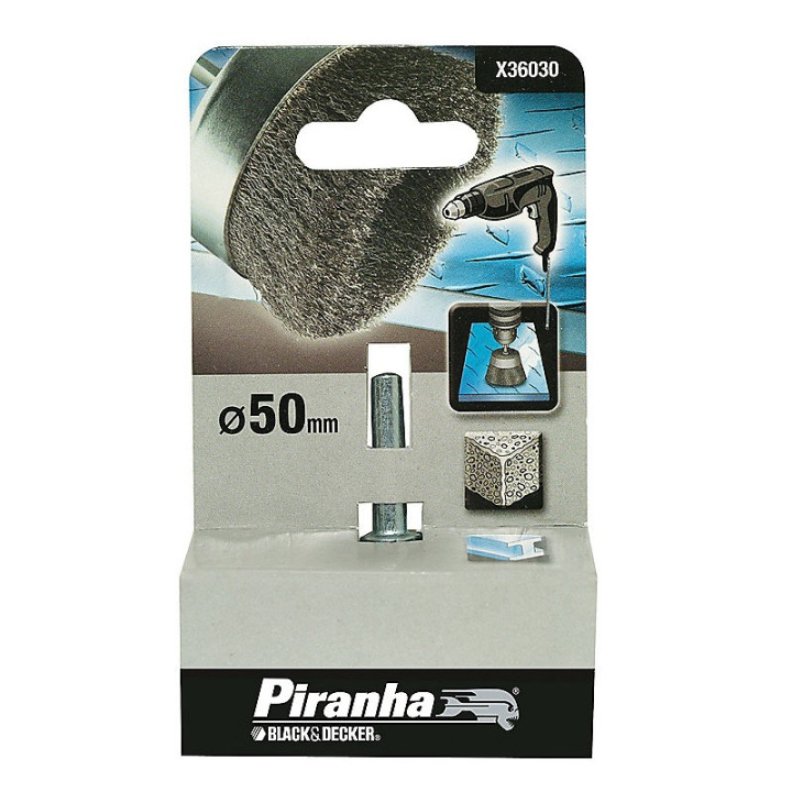 Piranha X36030 Spazzola a Tazza 50mm