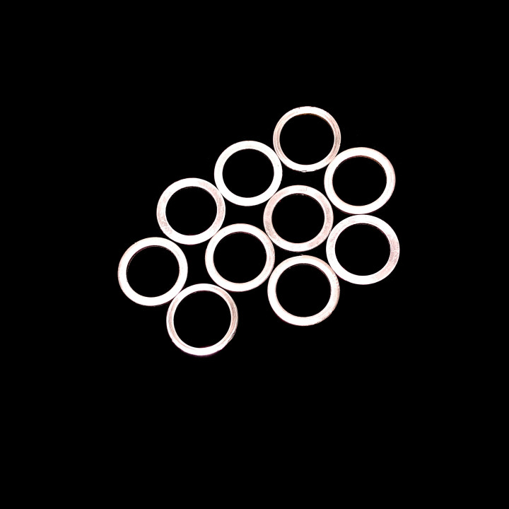 16 x Rondele in Alluminio - 17.5mm