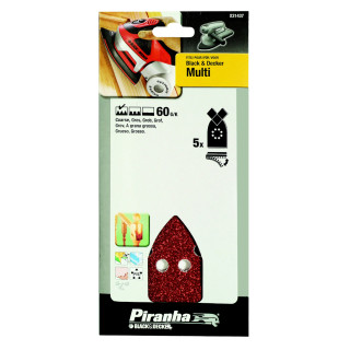  Set of Sheets Abrasive Sanding Black Decker Multi 60G/K